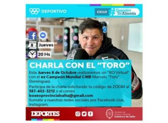 Charlas motivacionales de boxeo en Salta