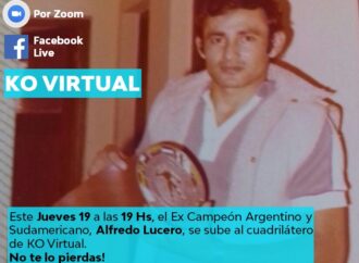 Alfredo Lucero se sube al ring para un «KO Virtual»