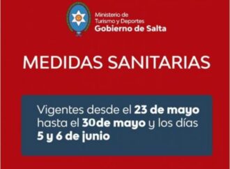 Medidas sanitarias para el sector turístico y deportivo