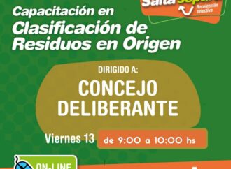Personal del concejo deliberante se capacitará en clasificación de residuos en origen