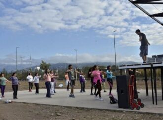 Clases de gimnasia en los Parques Urbanos