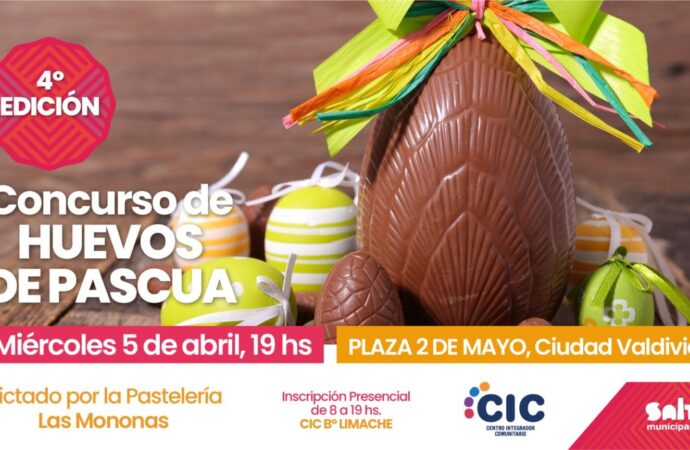 Se realizará la 4º edición del concurso de Huevos de Pascuas