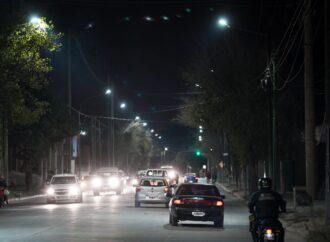 La Municipalidad habilitó nuevas luminarias en Avenida Artigas