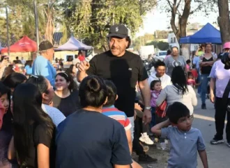 Gran encuentro comunitario de niños y sus familias en Hipólito Yrigoyen con la presencia del gobernador Sáenz