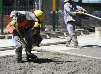 Obra Pluvial: colocaron el nuevo hormigón en Olavarría y San Martín