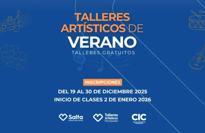 En los dispositivos municipales habrá variedad de talleres artísticos durante todo el verano