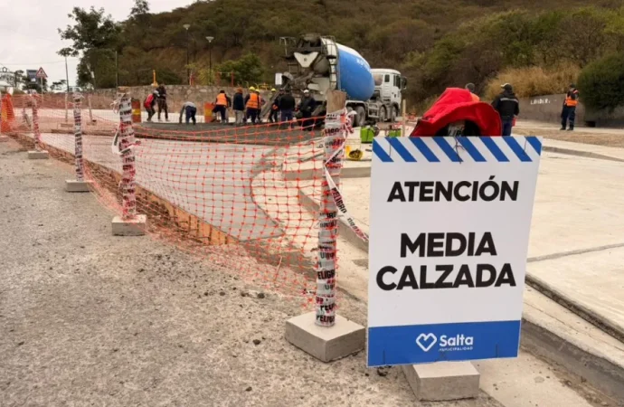 El acceso al cerro San Bernardo se transforma con nuevas obras viales