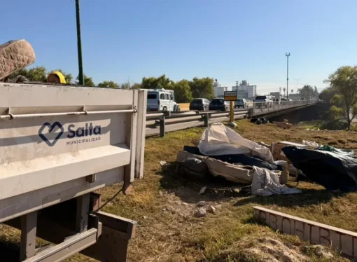 Continúa la recuperación y limpieza de espacios bajo el puente de Av. Paraguay