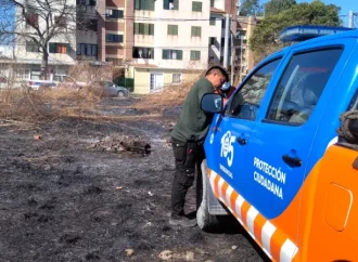 La Municipalidad sancionó a los responsables de un incendio de pastizales en zona sur