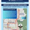 El municipio prepara un operativo de tránsito por la 36° Maratón de HIRPACE