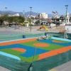 La plaza España ya empieza a lucir un entorno renovado