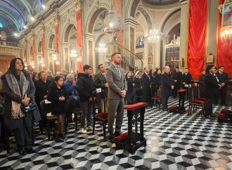 El presidente del CD participó del inicio del Triduo en honor a la Virgen del Milagro