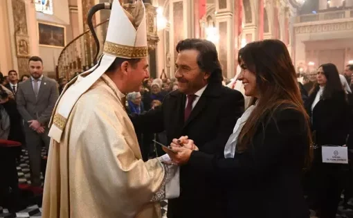 El gobernador Sáenz participó del primer día del Triduo del Milagro