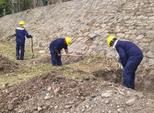 El Parque Los Sauces suma nuevo equipamiento, canchas deportivas y caminerías